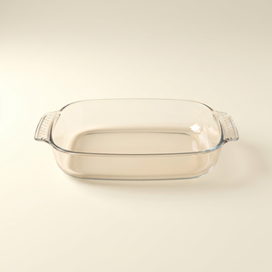 صينية فرن زجاج بيركس، 2.7 لتر، 35×23×6 سم، بمقبض - شفاف product image