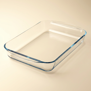 صينية فرن زجاج بيركس، 4.9 لتر، 40×27×7 سم - شفاف product image