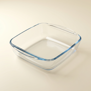 صينية فرن زجاج بايركس، 2.2 لتر، 25x22x7 سم، مربع - شفاف product image
