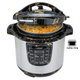 قدر ضغط كهربائي إديسون، وعاء داخلي جرانيت، 1600 واط، 12 لتر- فضي اسود product image 1