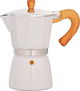 Saif Gallery Aluminum Espresso Coffee Maker With Wooden Handle, 6 Cups, 600 Ml - Beige product image 1