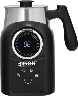 Edison Rld-0900Mlcfg Milk Frother, 550 Watt Steel, 0.4 Liter - Silver Black product image