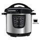 Pressure Pot Edison Pro Electric Pressure Pot, Granite Inner Pot, 1200 watt, 8L, 10 Cooking Functions, GT809-W - Silver Black product image 1