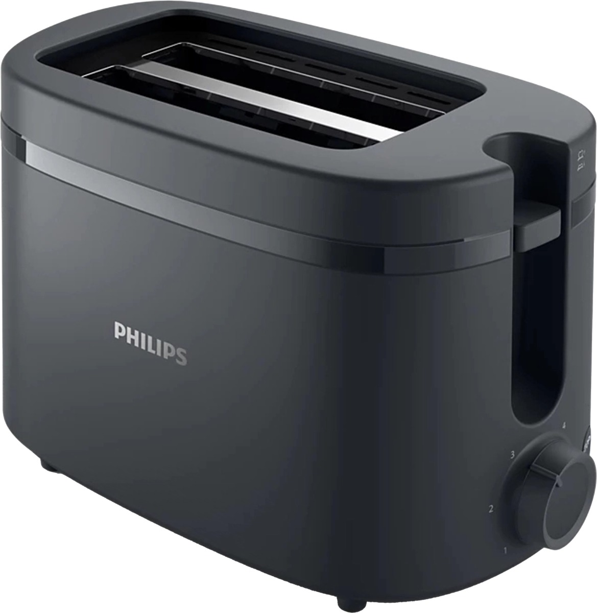 Philips Hd2510/90 Series 1000 Toaster, 2 Slice, 650 Watt - Black product image 2