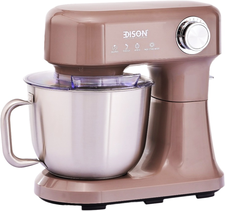 عجانة بيسك إديسون، 600 واط، 5 لتر، 12 سرعات، 4 قطع، SM-B034 - كابتشينو product image