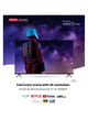 Electro General TH-70WBS20 LED Frameless Smart TV, 70 Inch, 4K UHD, Web OS, remote magic, wall mount - Black product image 2