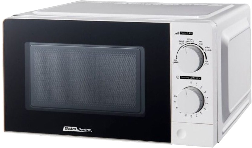 فرن ميكرويف الكترو جنرال، 1100 واط، 20 لتر، 6 مستويات طاقة، UVN-M20W - أبيض product image 2