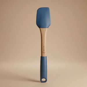 Al Saif Gallery Plastic Food Stirring Spoon, 31 x 5.5 cm, Wooden Handle - Dark Blue Wooden product image