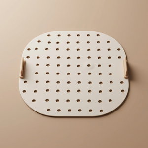 Al Saif Gallery Silicone Air Fryer Liner, 21 cm - Beige product image