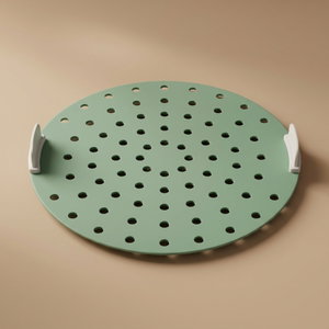 Al Saif Gallery Silicone Air Fryer Liner, 21 cm - Green product image