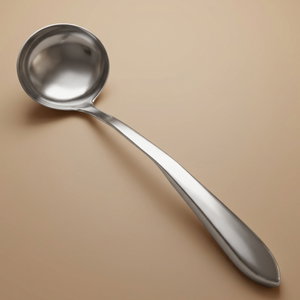 Al Saif Gallery Steel Food Ladle, 10 x 34 cm - Silver product image