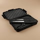 طقم سكاكين استيل بلاستيك بيرجي، 4 قطع - فضي اسود product image 1