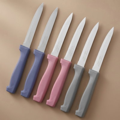 طقم سكاكين استيل السيف غاليري، 6 قطع، 4 بوصة - متعدد الالوان product image 1