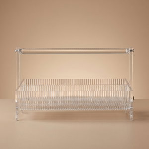 Al Saif Gallery Acrylic cup holder, 23 x 8 x 6 cm - Clear product image