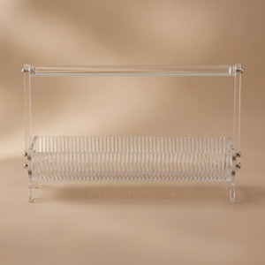 Al Saif Gallery Acrylic cup holder, 23 x 8 x 6 cm - Clear product image