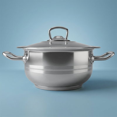 قدر استيل هايتشفر، 2.5 لتر، 18×10 سم - فضي product image 1