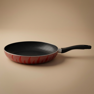 Steel Red Flame Frying Pan, 28 cm - Red product image