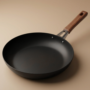 طاوة سيراميك تورنادو السيف غاليري، 30سم، يد خشب، عميق - بيج product image