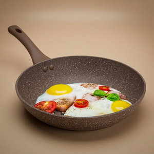 Rocky Granite Frying Pan, 30 cm - Brown product image