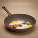 مقلاة جرانيت روكي، 30 سم - بني product image 1