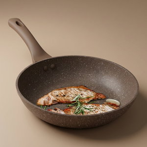 طاوة جرانيت روكي، 26سم - بني product image