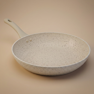 مقلاة جرانيت روكي، 30 سم - كريمي product image