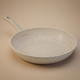 مقلاة جرانيت روكي، 30 سم - كريمي product image 1