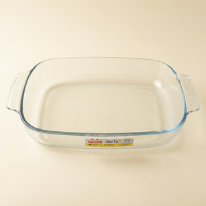 صينية فرن زجاج بايركس، 38×25 سم، 3.7 لتر، فرنسي - شفاف product image