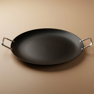 مقلاة تحميص استيل تركي السيف غاليري، 40 سم، مطلي أسود - فضي product image