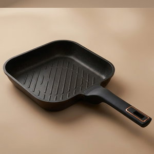طاوة جريل فانتوم تيتانيوم وجرانيت نيوكلاين، 3 لتر، 28 سم، مربع - أحمر غامق product image