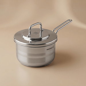 كسرول كوركماز ستانلس ستيل استرا 2، غطاء، 1.8 لتر،  16 × 9 سم - فضي product image