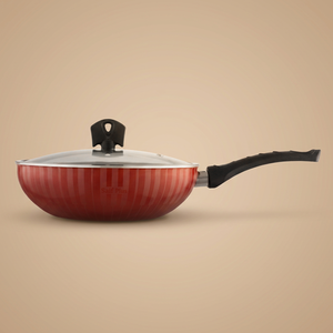 مقلاة تيفلون السيف بلص، 24 سم، يد اسود - احمر product image