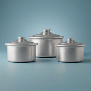 طقم قدور ألمنيوم السيف بلص، 3 قطع - فضي product image