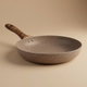 طاوة جرانيت روكي، 20 سم، يد خشب - بني product image 1