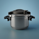 قدر ضغط ستانلس ستيل كوركماز، 5 لتر- فضي اسود product image 1