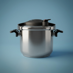 قدر ضغط ستانلس ستيل كوركماز، 7 لتر - فضي اسود product image