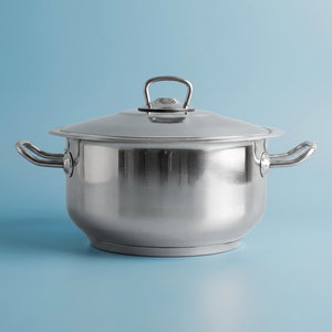 قدر استيل السيف غاليري، 22×12 سم - فضي product image
