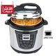 Edison Electric Pressure Pot, Tefal Inner Pot, 800 watt, 4L, 10 Cooking Functions, VT-402D - Silver Black product image 1