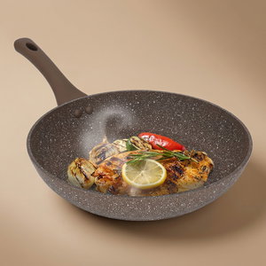 طاوة جرانيت روكي، 28سم - بني product image