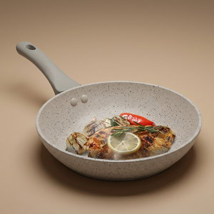 مقلاة جرانيت روكي، 22سم - أبيض product image