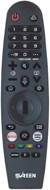 تلفزيون بدون اطار سمارت سرين، 85 بوصة، LED، 4K، نظام ويب اوس، ريموت ماجيك، SRET-85S4KW1 - اسود product image 2