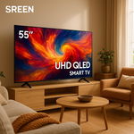 تلفزيون بدون اطار سمارت سرين، 55 بوصة، QLED، 4K، SRET-55S4KQ2 - اسود product image 4