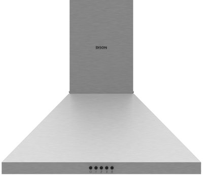 Edison EDGS-FRR-60-9, Built-In Cooker Hood, 60 cm, 3 Speeds, Stainless Steel, Pyramid Design, Silver. product image 1