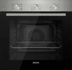 Edison EDGS-60-8 Built-in Electric Oven, 2359 Watts, 73 Liters, 60 cm, 7 Functions - Silver Black product image 1