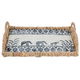 طوفرية خوص السيف غاليري، 35×24×3 سم، مستطيل، نقش فيل، صغير - بيج product image 2