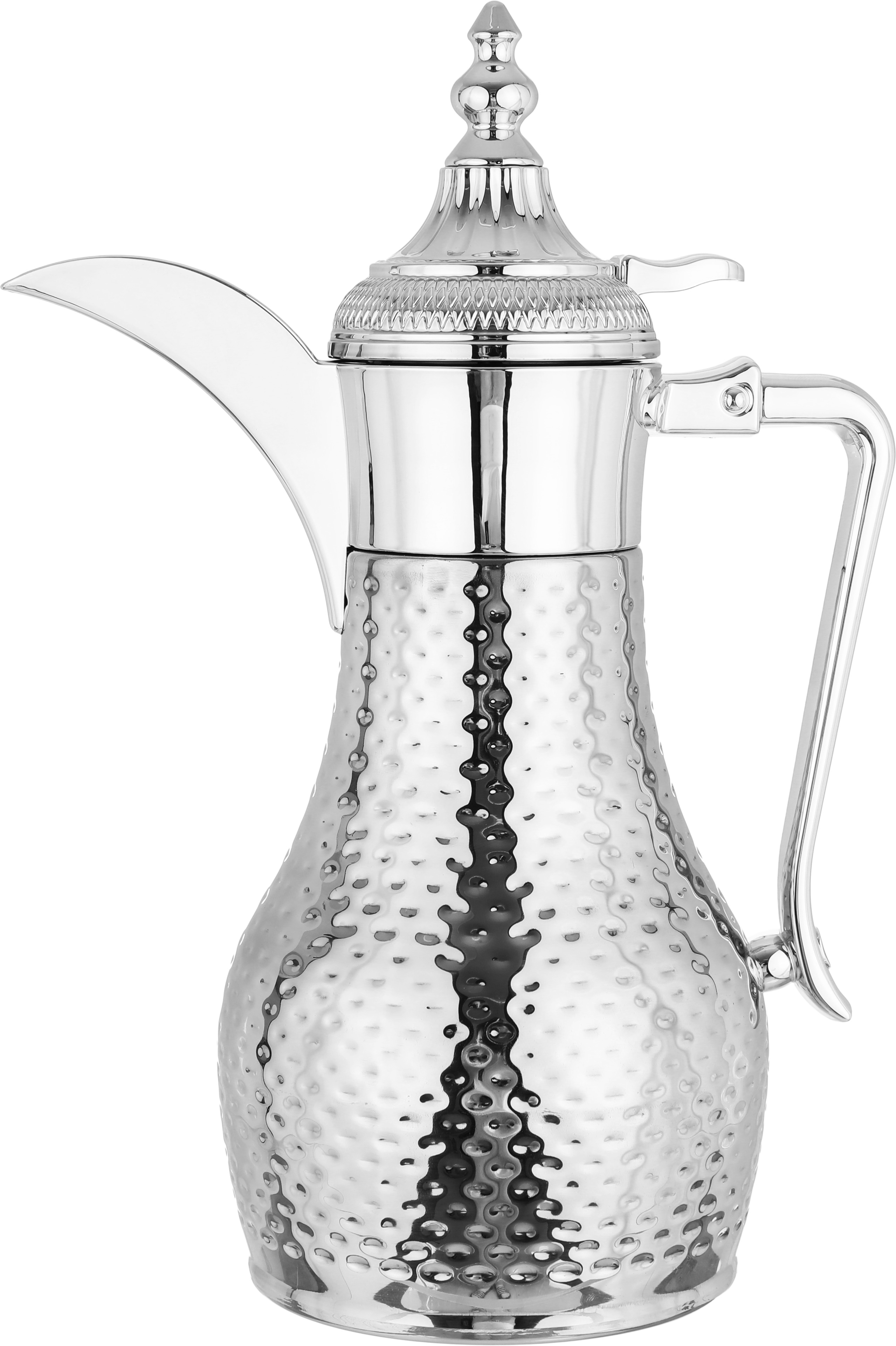 Al Saif Gallery Tamim Steel Dallah, 0.6 litres, pressure - silver product image