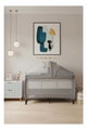 حظيرة لعب اطفال فان مومنت، 125×65 سم، مع ناموسية - رمادي product image 3