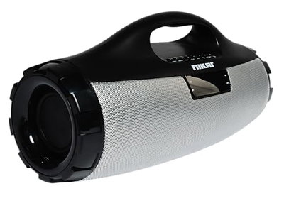مكبر صوت لاسلكي نيكاي، 12 واط، بلوتوث، NBTS30 - اسود فضي product image 4