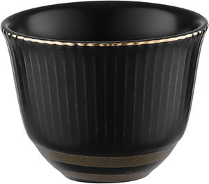 طقم فناجين قهوة عربي بورسلان السيف غاليري، 12 قطعة - أسود product image 2