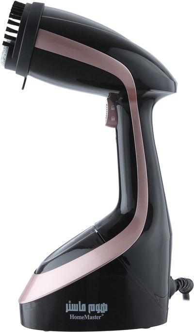 مكواة بخار محمولة هوم ماستر، 1600 واط، 300 مل، HM-729 - أسود ذهبي product image 2